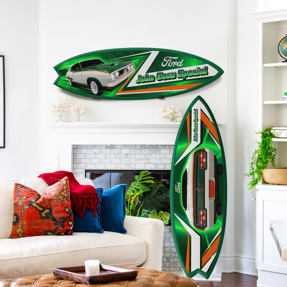 John Goss Special Emerald Fire Surfboard